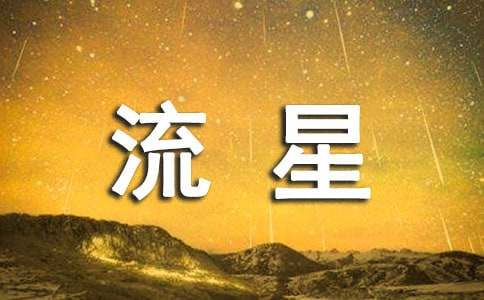 流星曇花作文800字